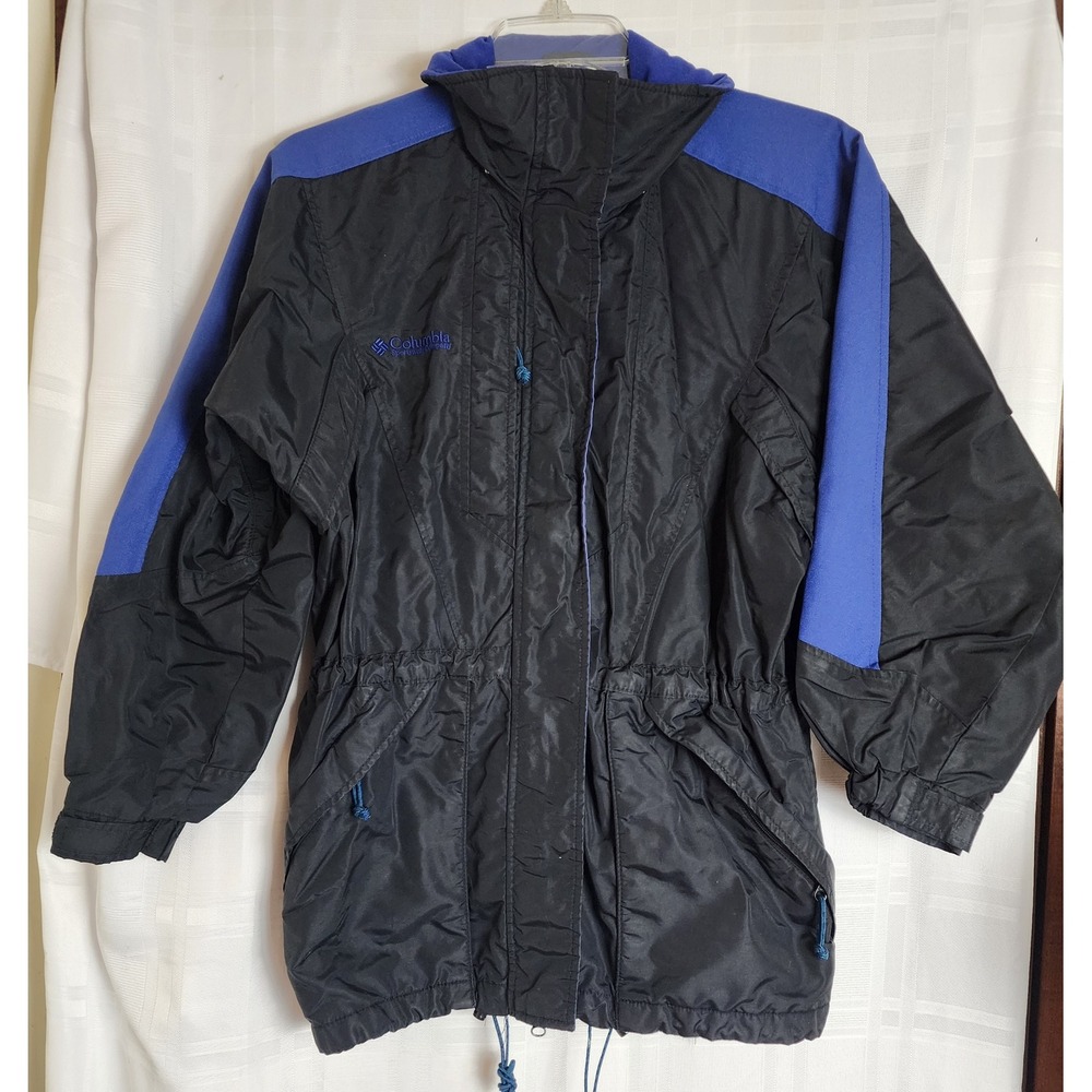 Columbia Sportswear Company Women's‎ Black Blue Lightweight Jacket Size S
